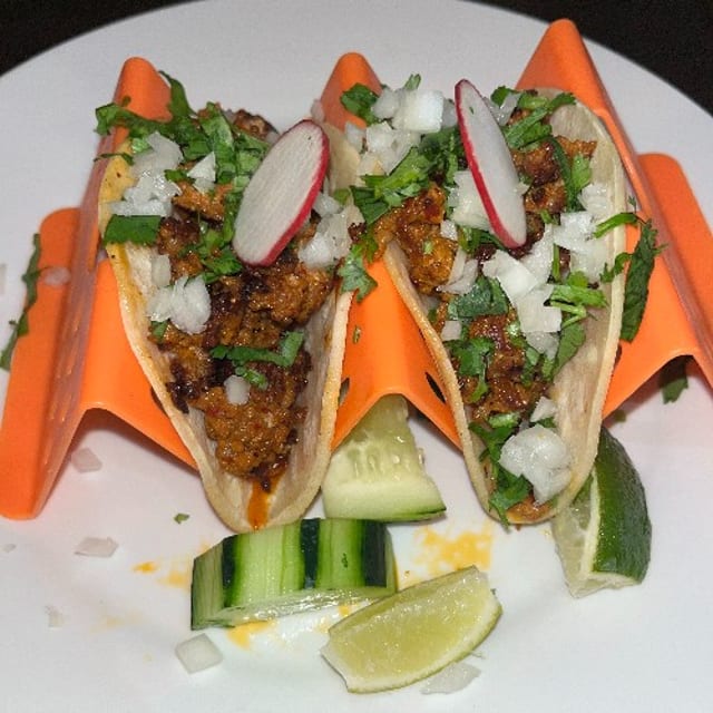 Tacos Pork Chorizo (Mexican Sausage).