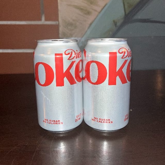DIET COCA COLA.