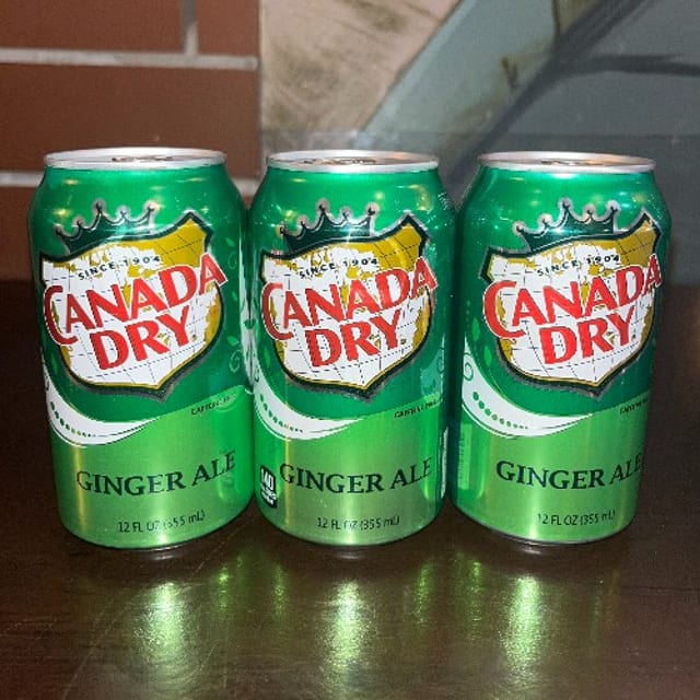 GINGER ALE.
