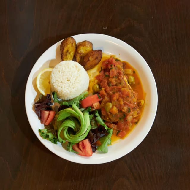Salmon Veracruz.